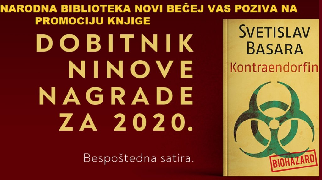 NAJAVA: U Narodnoj biblioteci sutra dobitnik NIN-ove nagrade, Svetislav Basara