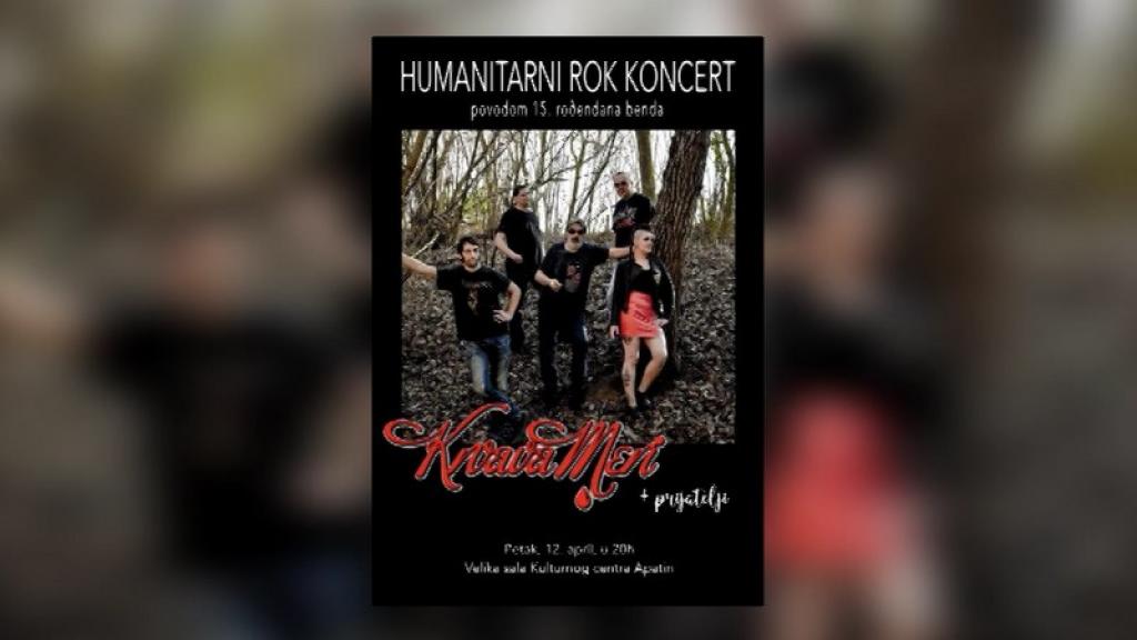 Za petak zakazan humanitarni rok koncert apatinskog benda “Krvava Meri“