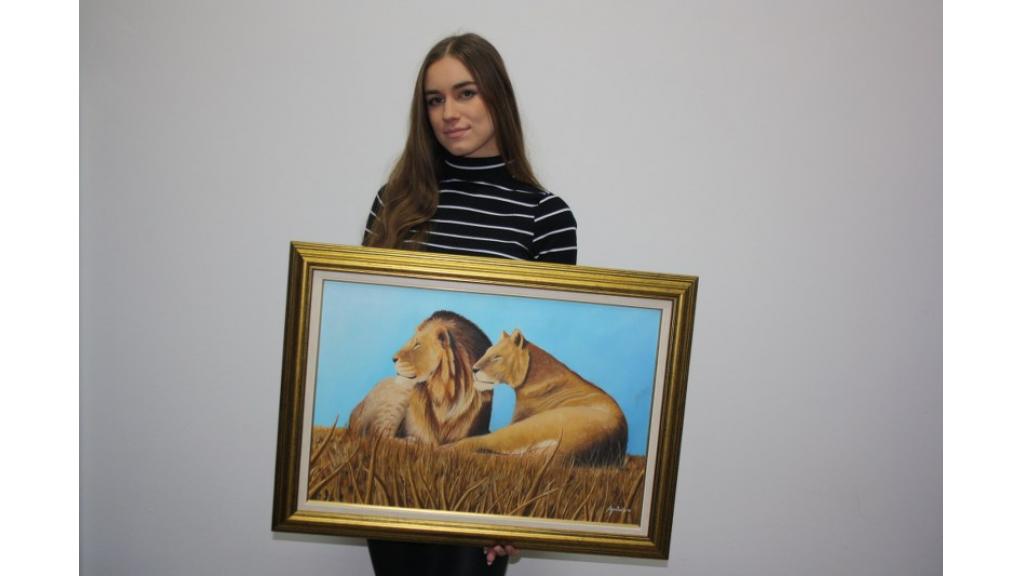 Anastasija Vignjević, članica Umetničkog studija Sombor, nagrađena u Moskvi