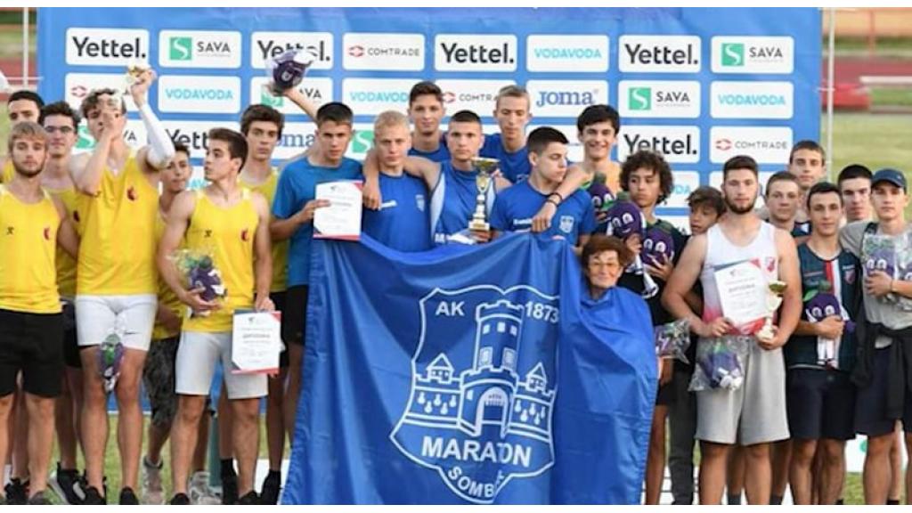 Mlađi juniori AK „Maraton“ iz Sombora postali ekipni prvaci Srbije