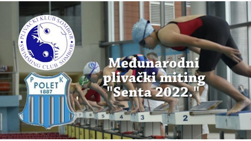 Plivači klubova “Sombor” i “Polet” na Međunarodnom plivačkom mitingu „Senta 2022“