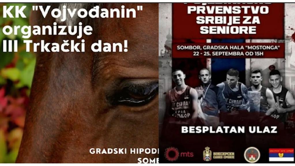 Treći kasački dan u Somboru i Pojedinačno Prvenstvo Srbije u boksu