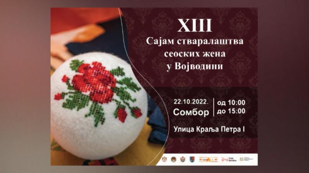 U Somboru zakazana manifestacija „Sajam stvaralaštva seoskih žena u Vojvodini“