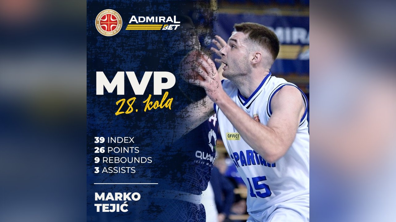 Marko Tejić – MVP 28. kola