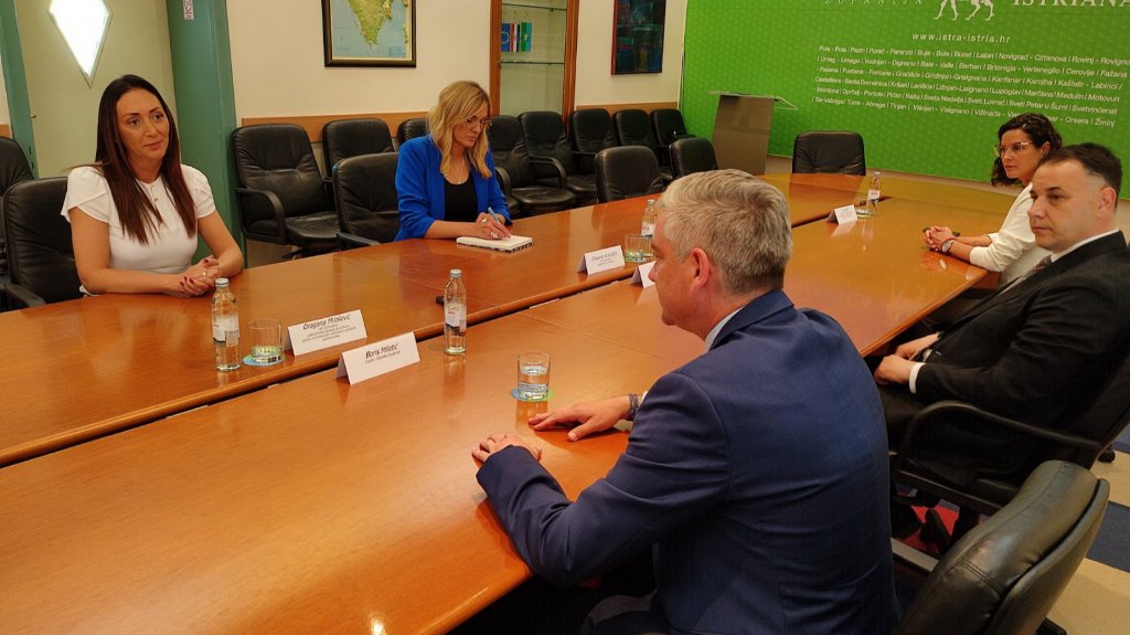Dragana Milošević razgovarala sa županom Istarske županije Borisom Miletićem