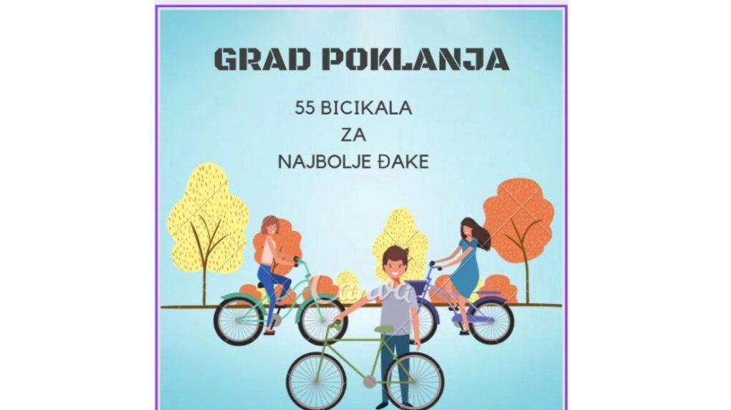 Grad Novi Sad poklanja 55 bicikala najboljim đacima