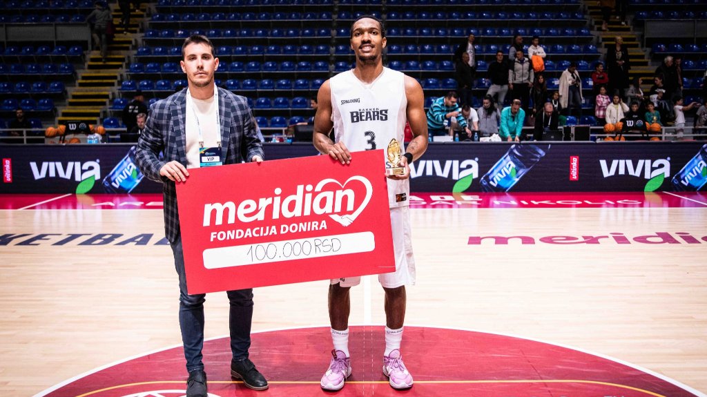 KADA KOŠARKA I HUMANOST POSTANU JEDNO: Kompanija Meridian na FIBA turniru donirala pola miliona dinara!